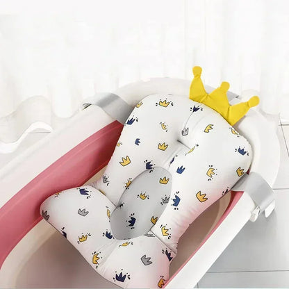 Adjustable Newborn Baby Bath Cushion for Tub - Safe, Floating Support for Comfortable Bath Time