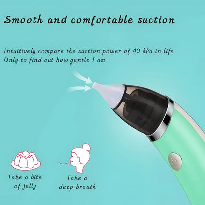 Rechargeable Baby Nose Cleaner & Aspirator With Adjustable Suction