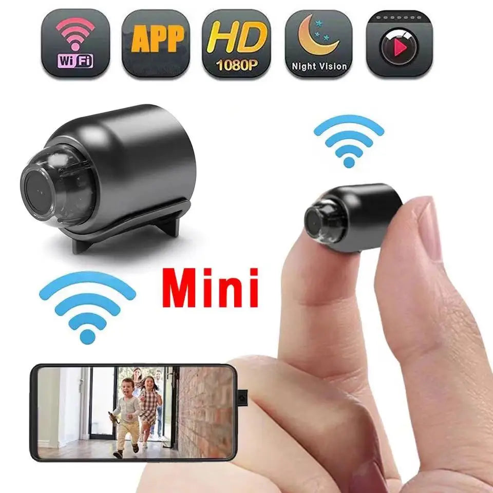 1080P HD Mini Wireless Camera with Night Vision for Kids Safety & Monitoring