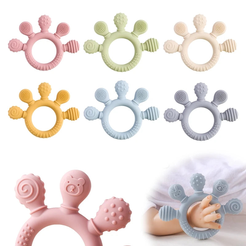 Ring Teether/Chew Toy for Baby (BPA-Free)